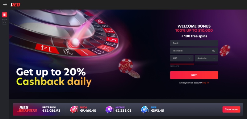 1Red Homepage