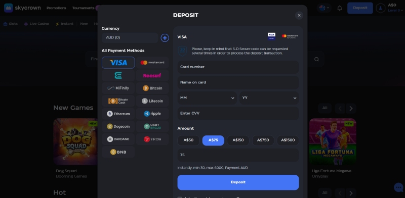 Skycrown Deposit