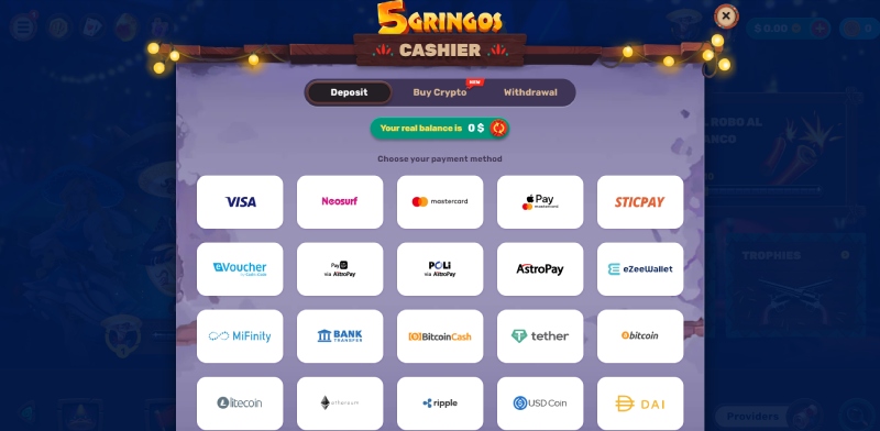 5 Gringos Deposit