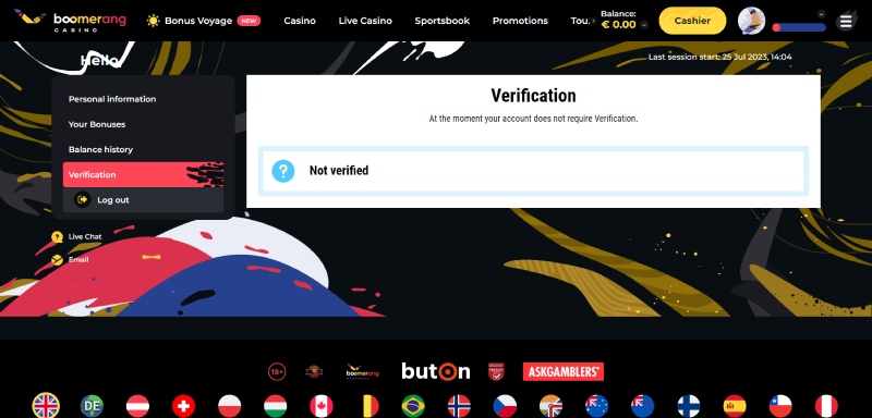 Boomerang Verification