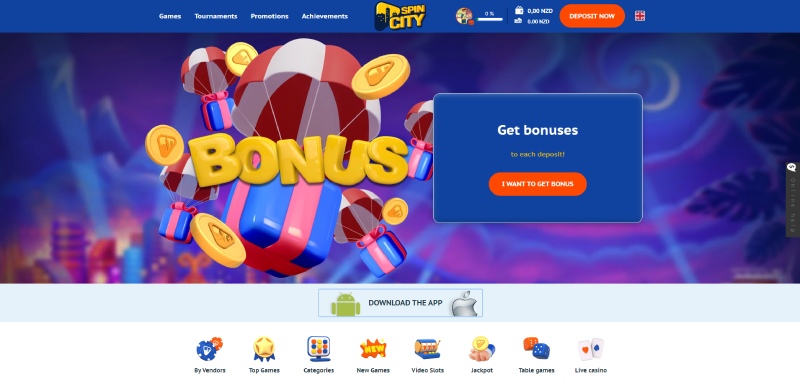 Spin City Homepage