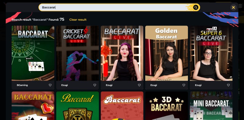 Boomerang Baccarat