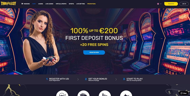 thrillsy homepage
