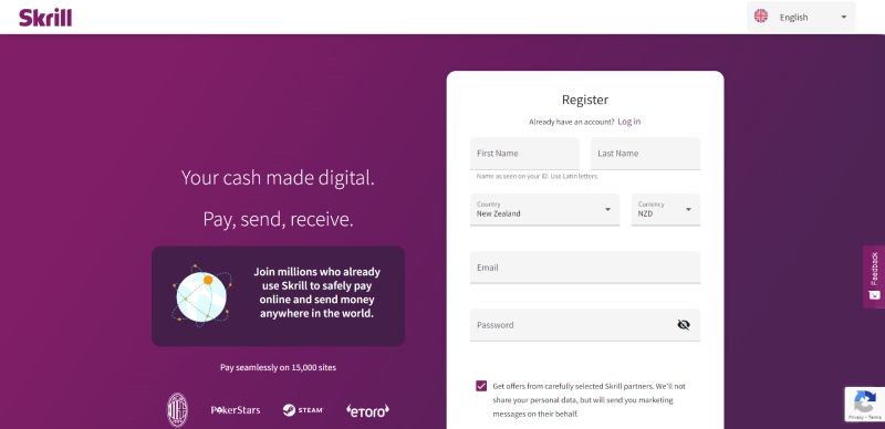 Skrill Account