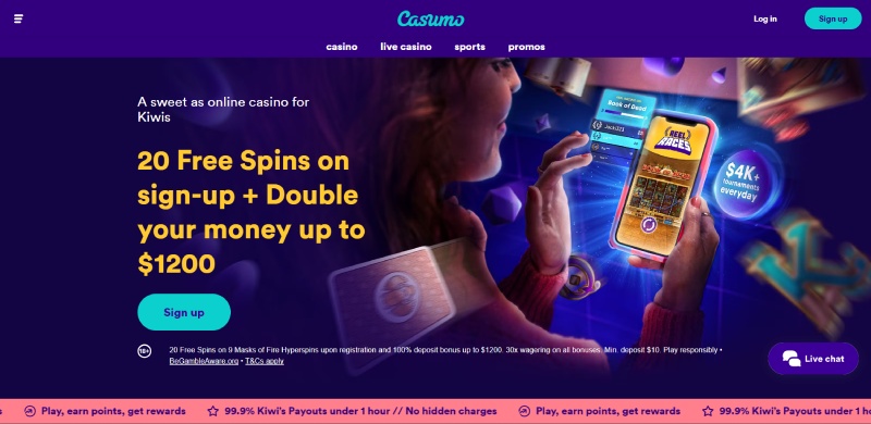 Casumo Homepage