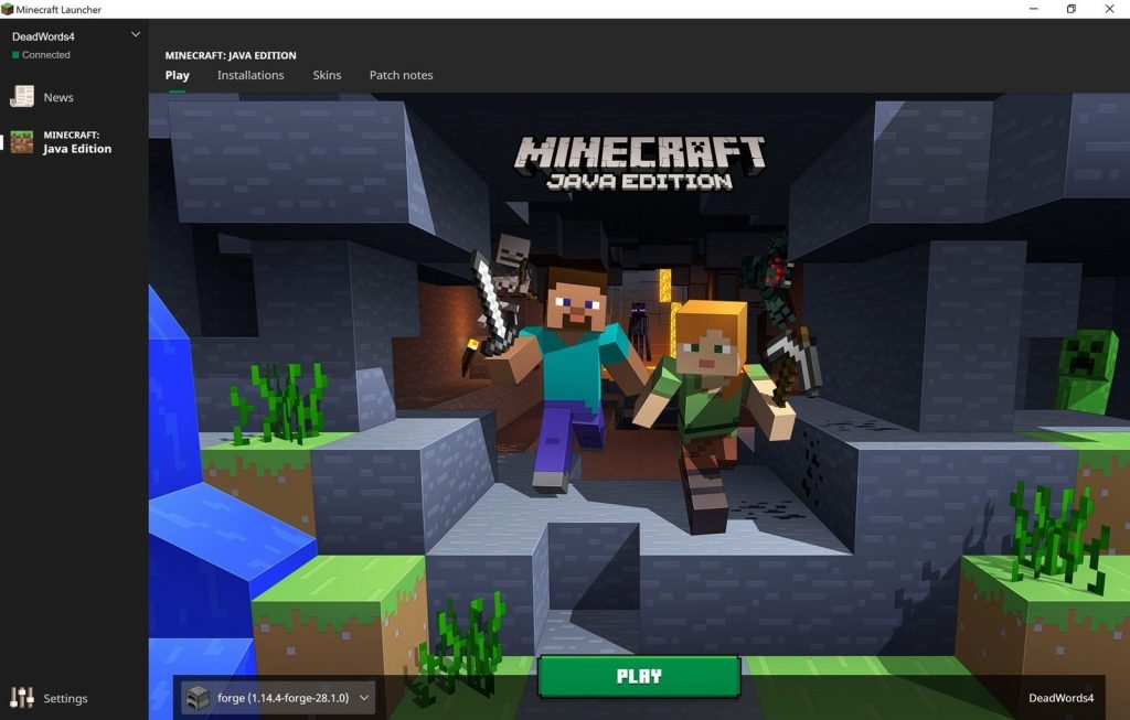 Launch Mindcraft with Forge
