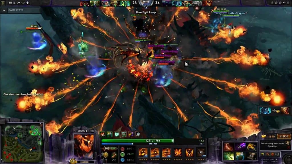 Dota 2 gameplay