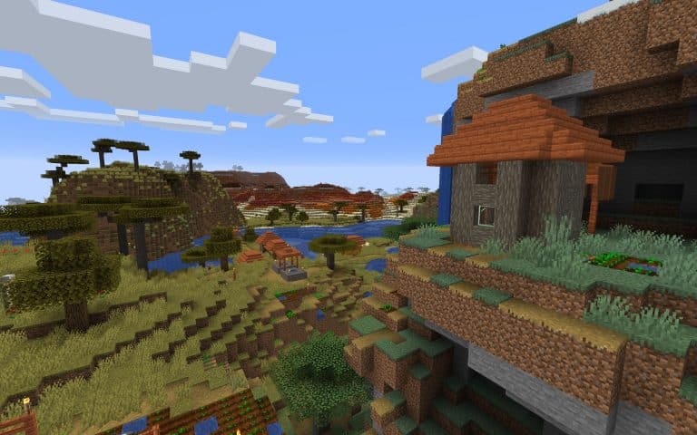 MINE SHAFTS UNDER VILLAGE