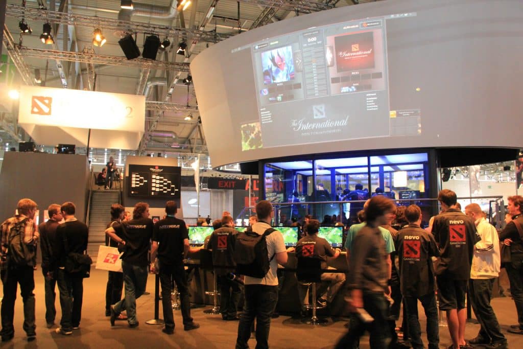 The International Dota 2 video game tournament
