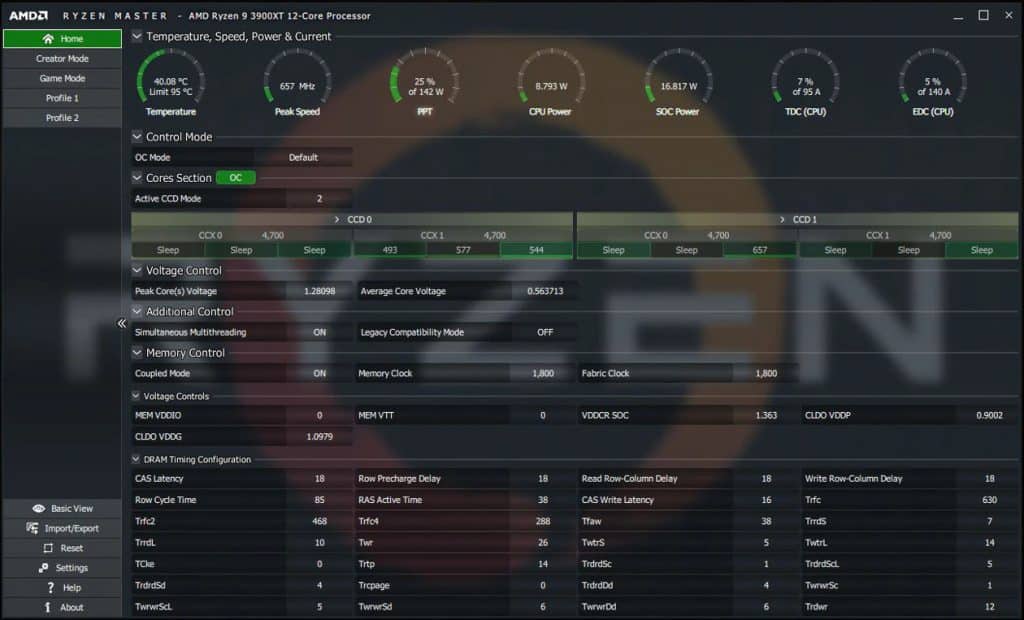 AMD Ryzen Master