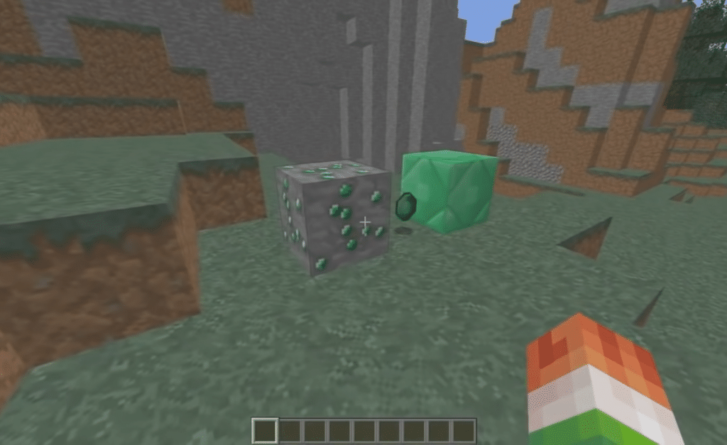 Green Emeralds can only be found in Extreme Hills