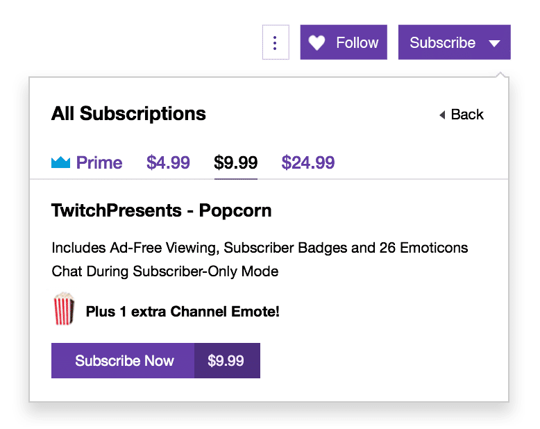 twitch Subscribers