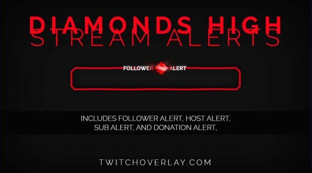 Diamonds High by Twitch Overlay