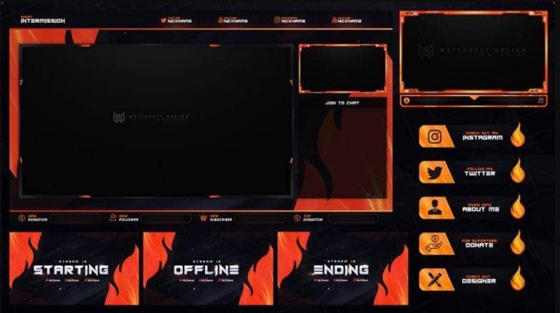 Flame stream by Sellfy