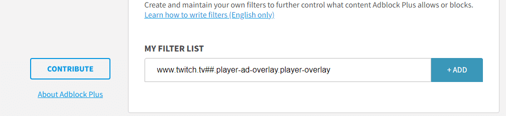 Filter List