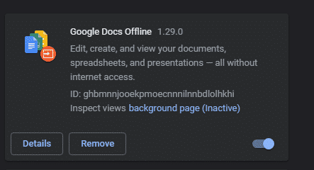 Google Docs Offline
