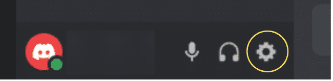 Discord User Settings menu