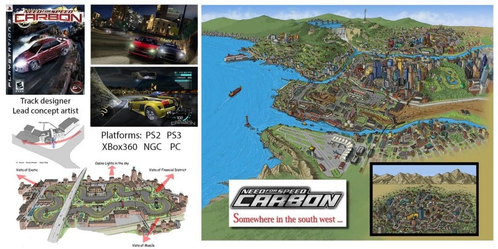 Need for Speed Carbon Gameplay and Map Design