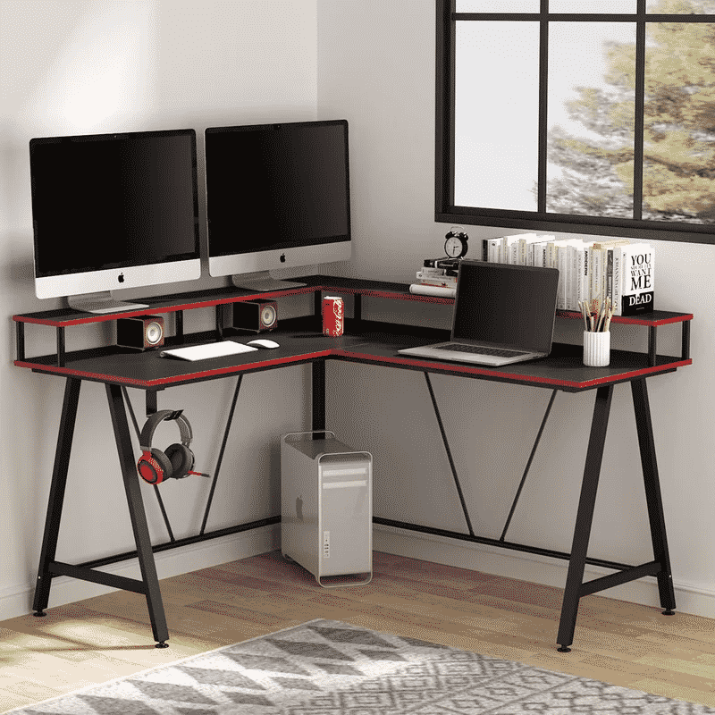 Inbox Zero Multi-Tier Gaming Desk