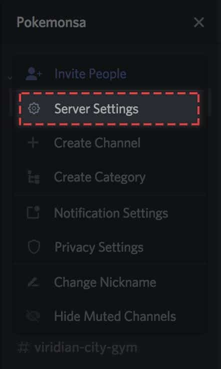 Server Setting