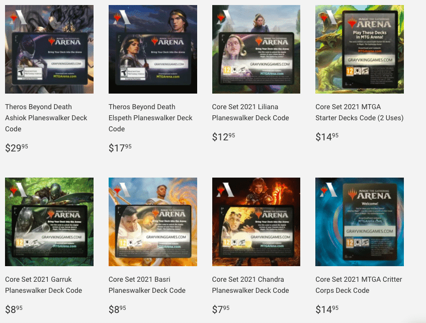 Buying Arena Codes