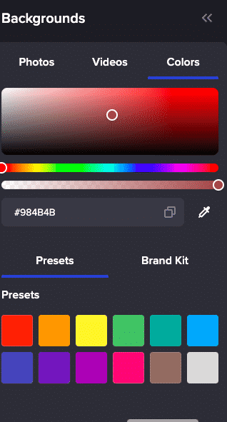Color option