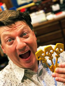Randy Pitchford with Golden Key
