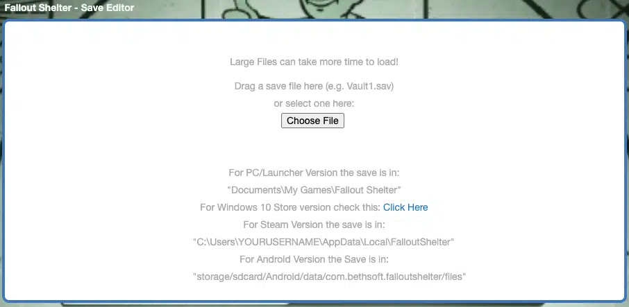 Upload Your Save File