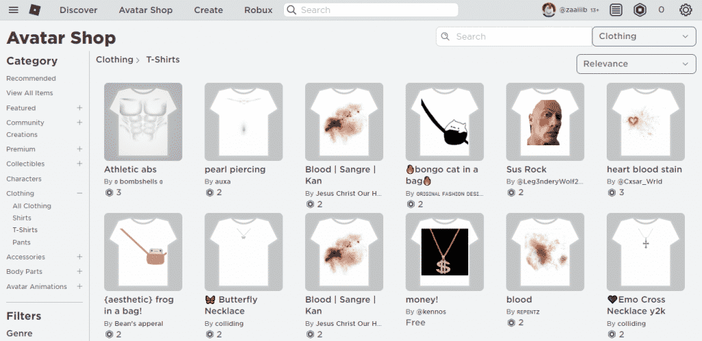 Avatar Shop
