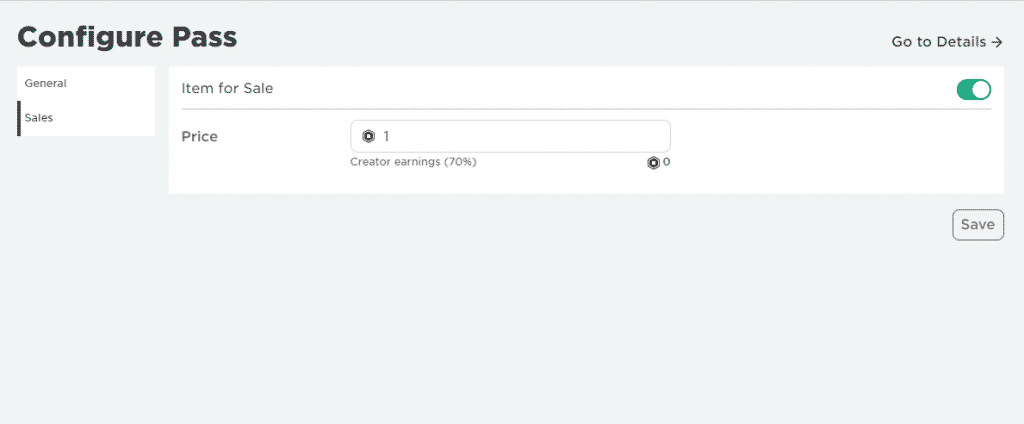 Configure Pass