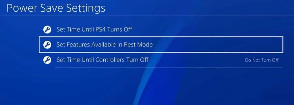 Power Save Settings