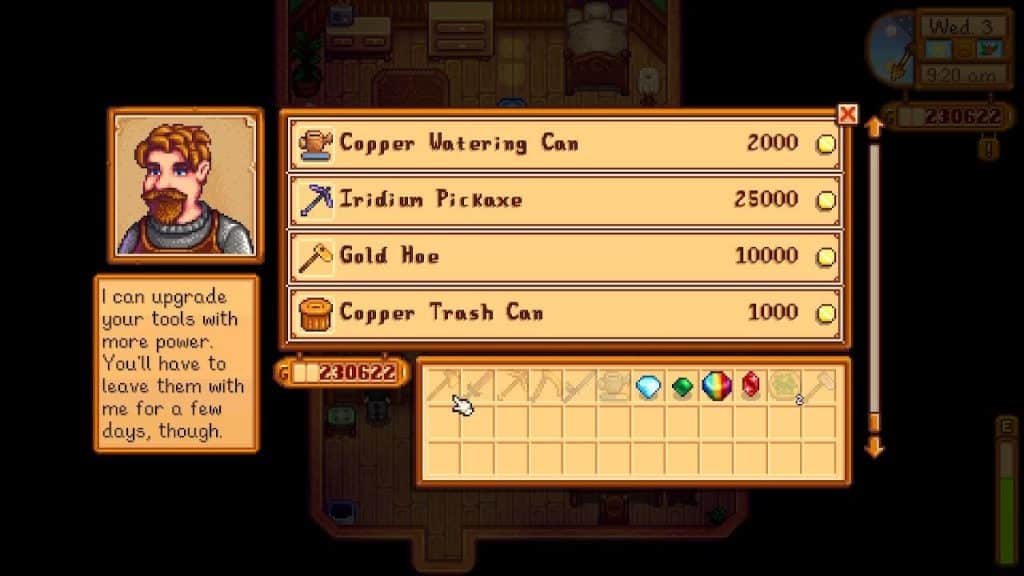 Upgrade Your Tools and Buildings
