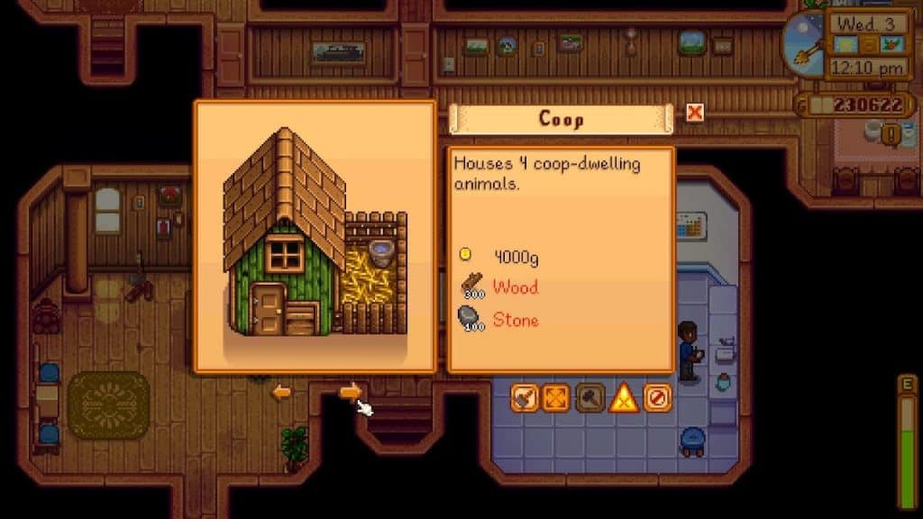 set up a Coop and Barn