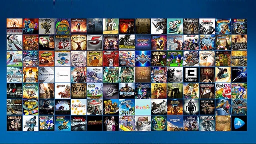 stream over 700 PS2, PS3, and PS4 games