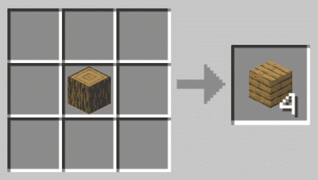 2x2 crafting grid