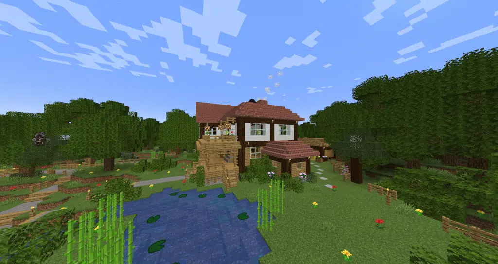A Cosy Forest Brick House