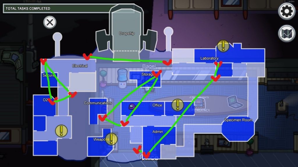 Among Us map Polus
