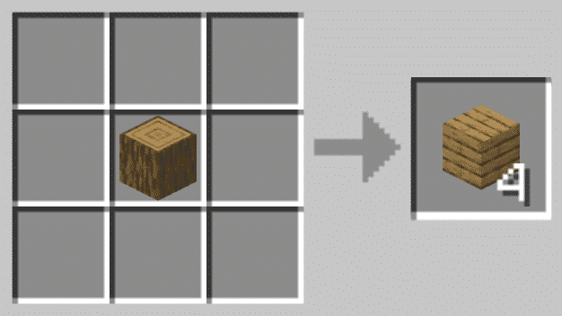 Craft 4x Planks