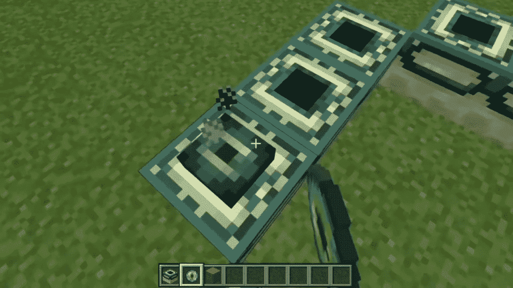 Eyes are facing the inside of the portal
