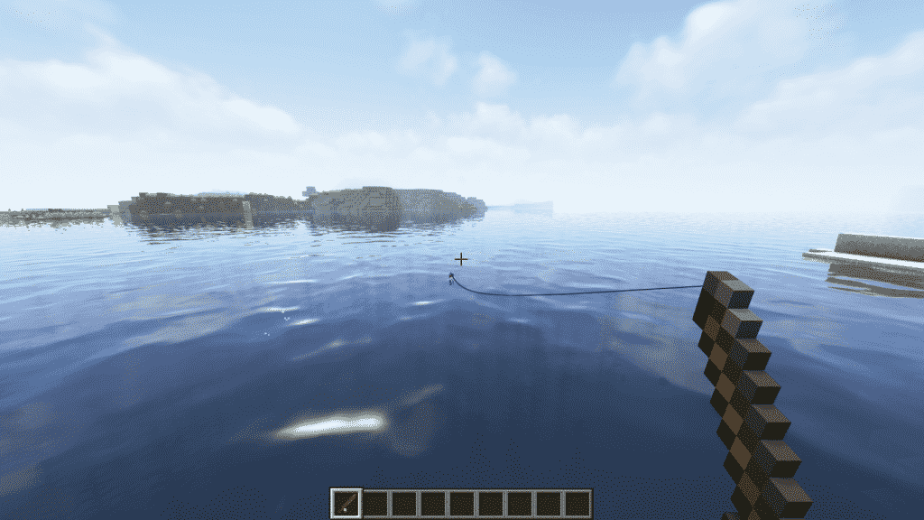 Find Stick by going fishing with a fishing rod
