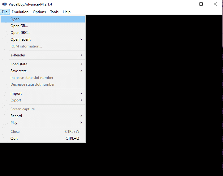 Open the file