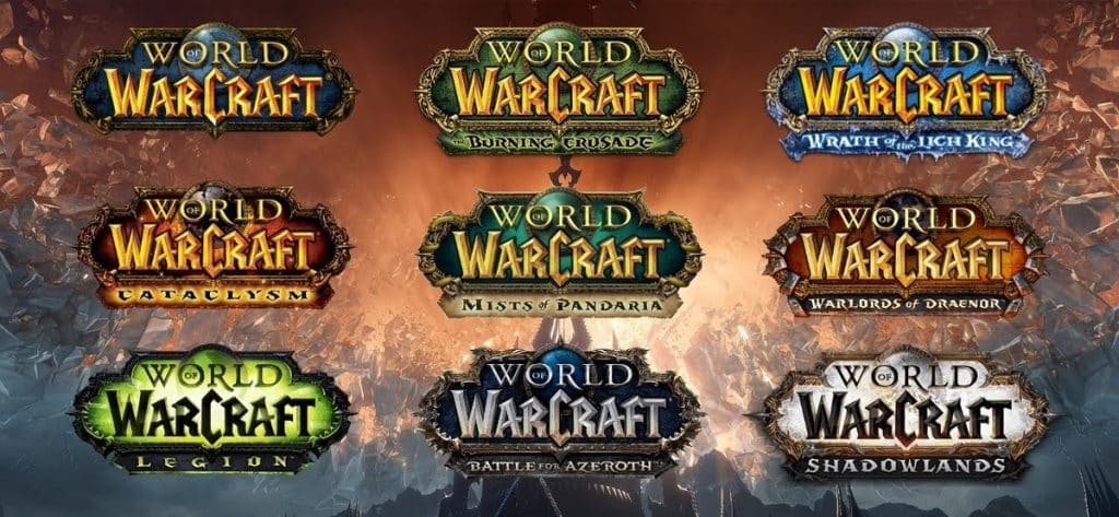 WoW Expansions in Order