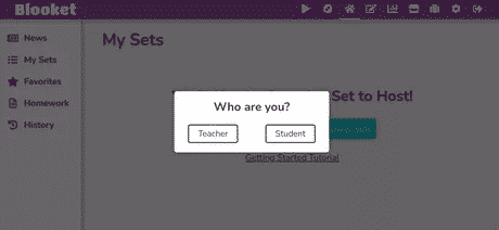 picking your role in blooket