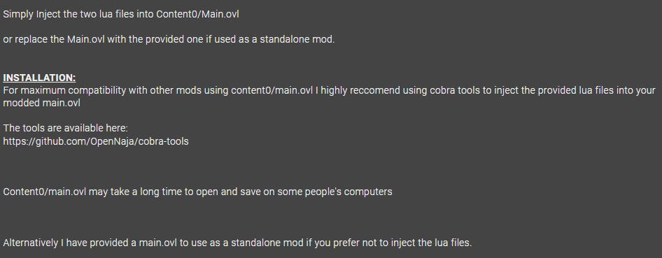instructions to install the Enhanced Terrain Tools mod