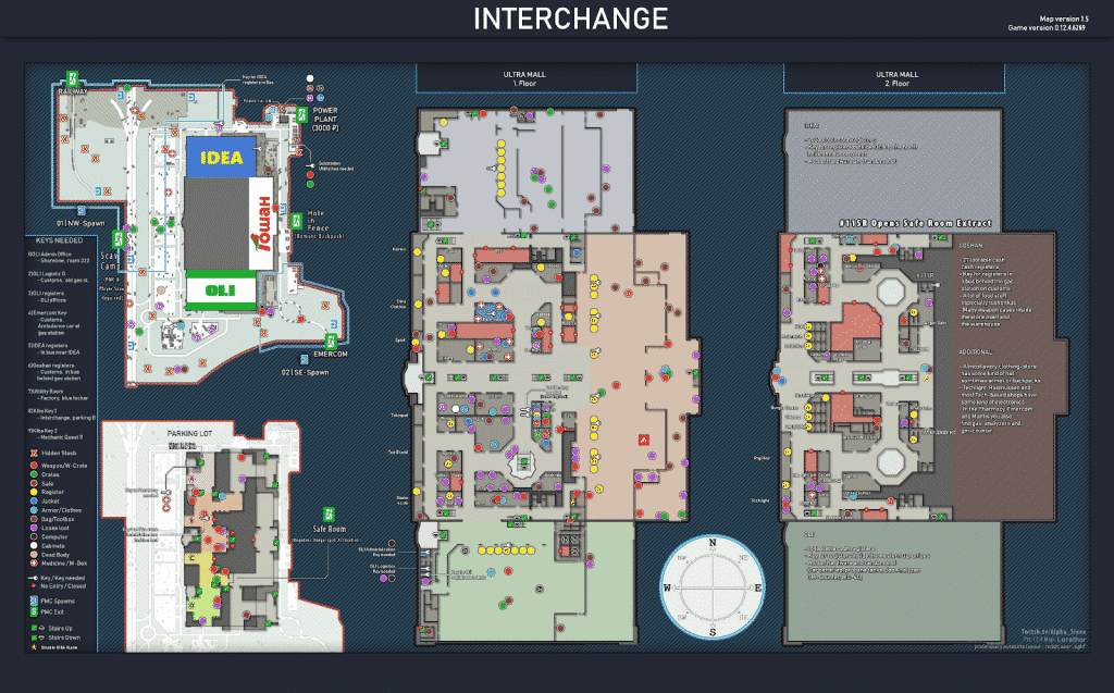 interchange map basic layout