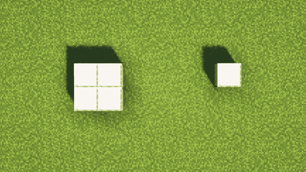2x2 square to indicate its center