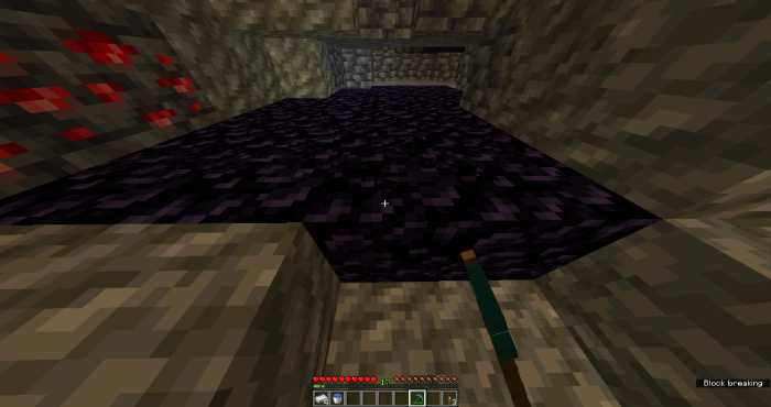 Mine the obsidian