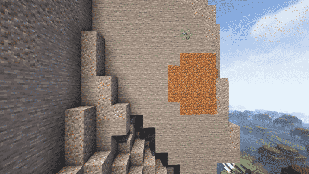 Stones in a cliffside