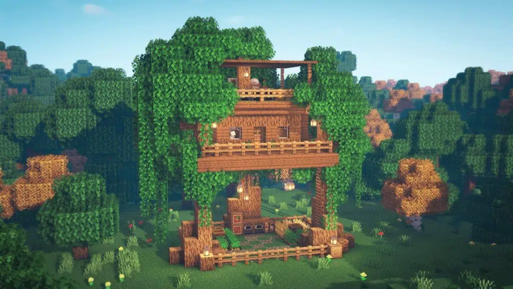Tree House with Farming Plot