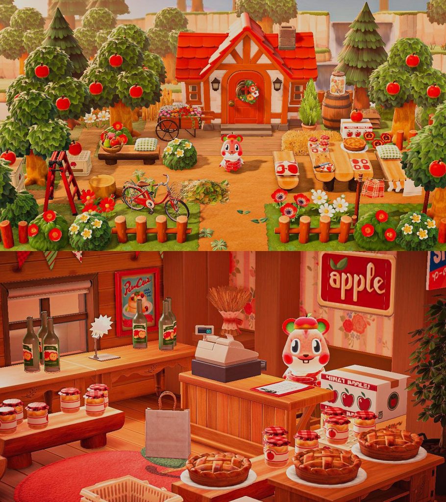 Villager-Themed Yard Animal Crossing